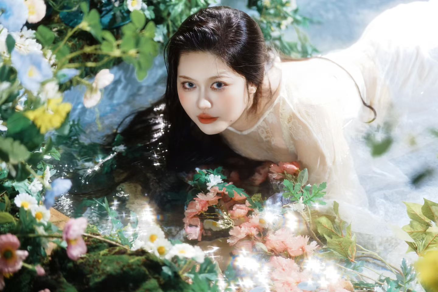 Water Lily Reflection